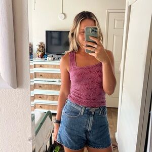 Free people Love in Letter Cami in Fuchsia